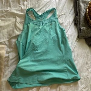 nike dri fit workout top in teal